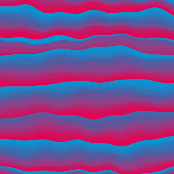 Векторный полосатый фон. Холодный красочный геометрический фон с изогнутыми линиями. Векторная иллюстрация — стоковый вектор