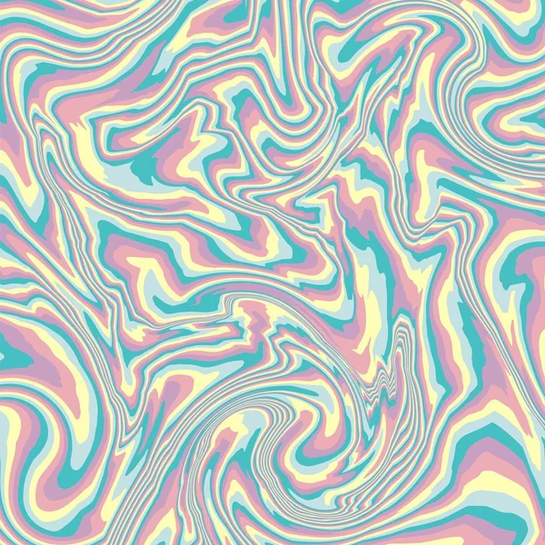 Het patroon van marmer. Regenboog pasteltinten. Psychedelische achtergrond. Fantasie kleurrijke kaart. Schilderij van de vloeistof. Vectorillustratie — Stockvector