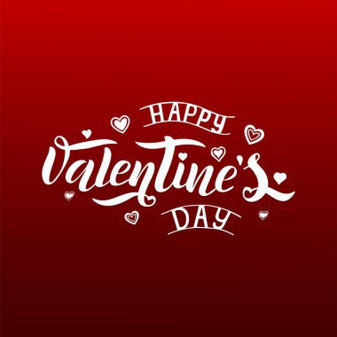 Vektör çizim Sevgililer s gün metin tarafından