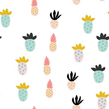 Farklı soyut ananas.