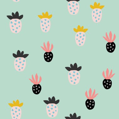 Farklı soyut ananas.