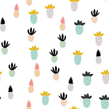 Farklı soyut ananas.