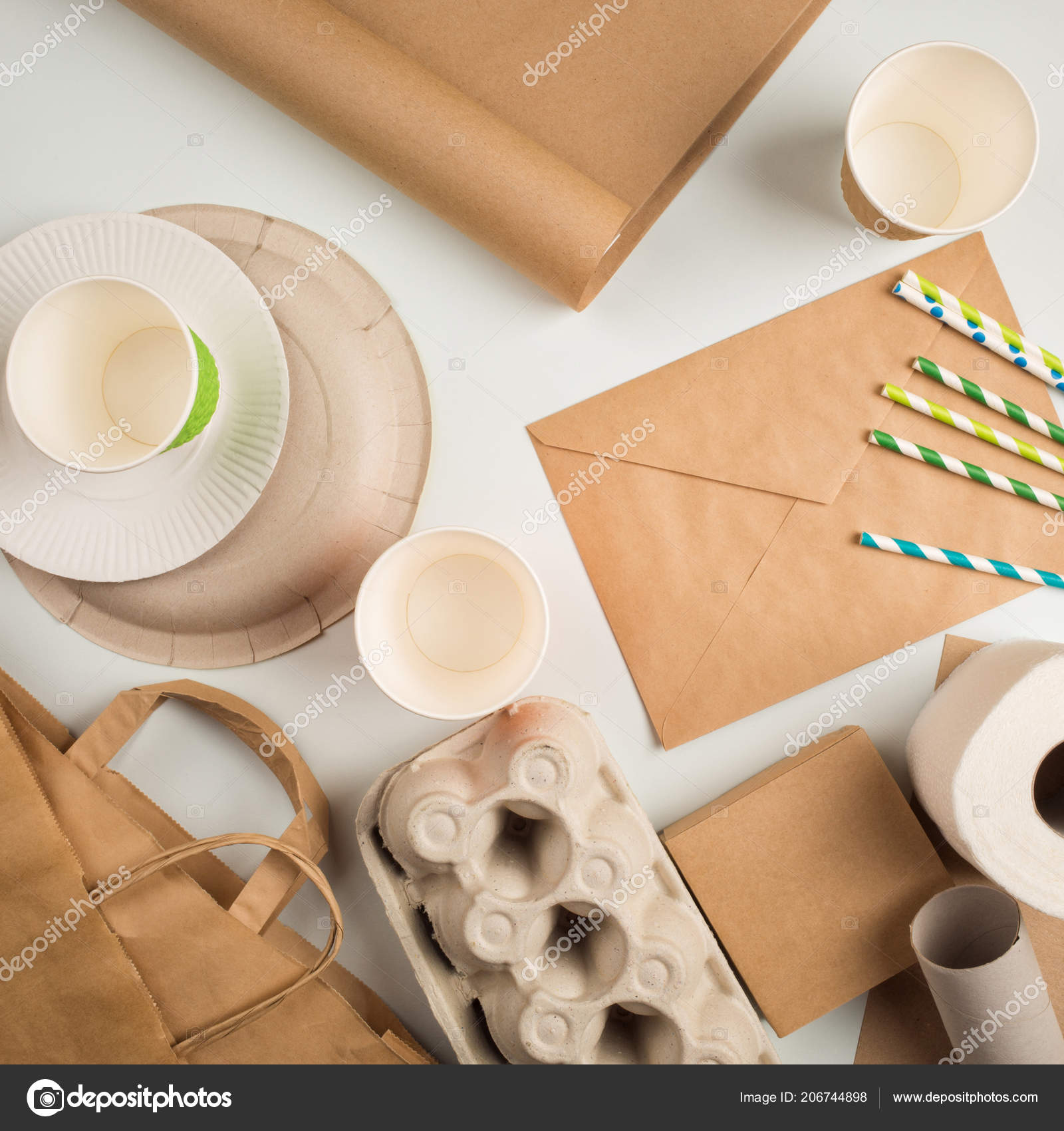Wastepaper Products Made Recycled Paper Disposable Tableware
