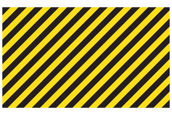 Avertissement Fond Rectangulaire Rayé Bandes Jaunes Noires Sur Diagonale Avertissement — Image vectorielle