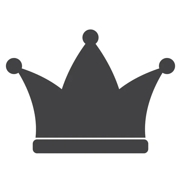 Crown Ikon Symbol Vector — Stock vektor