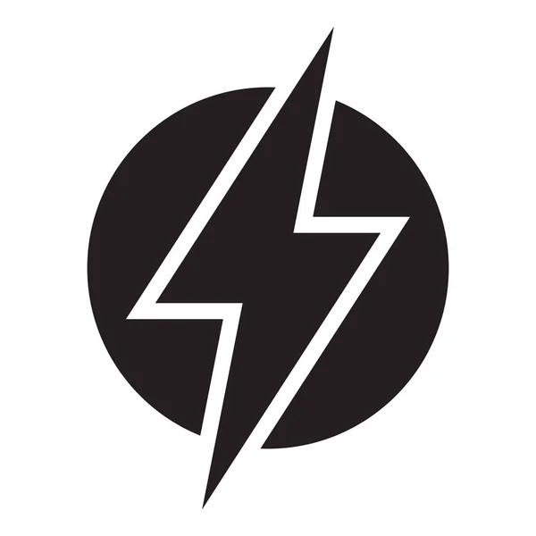 Ikonen Lightning Ikon Vektor — Stock vektor