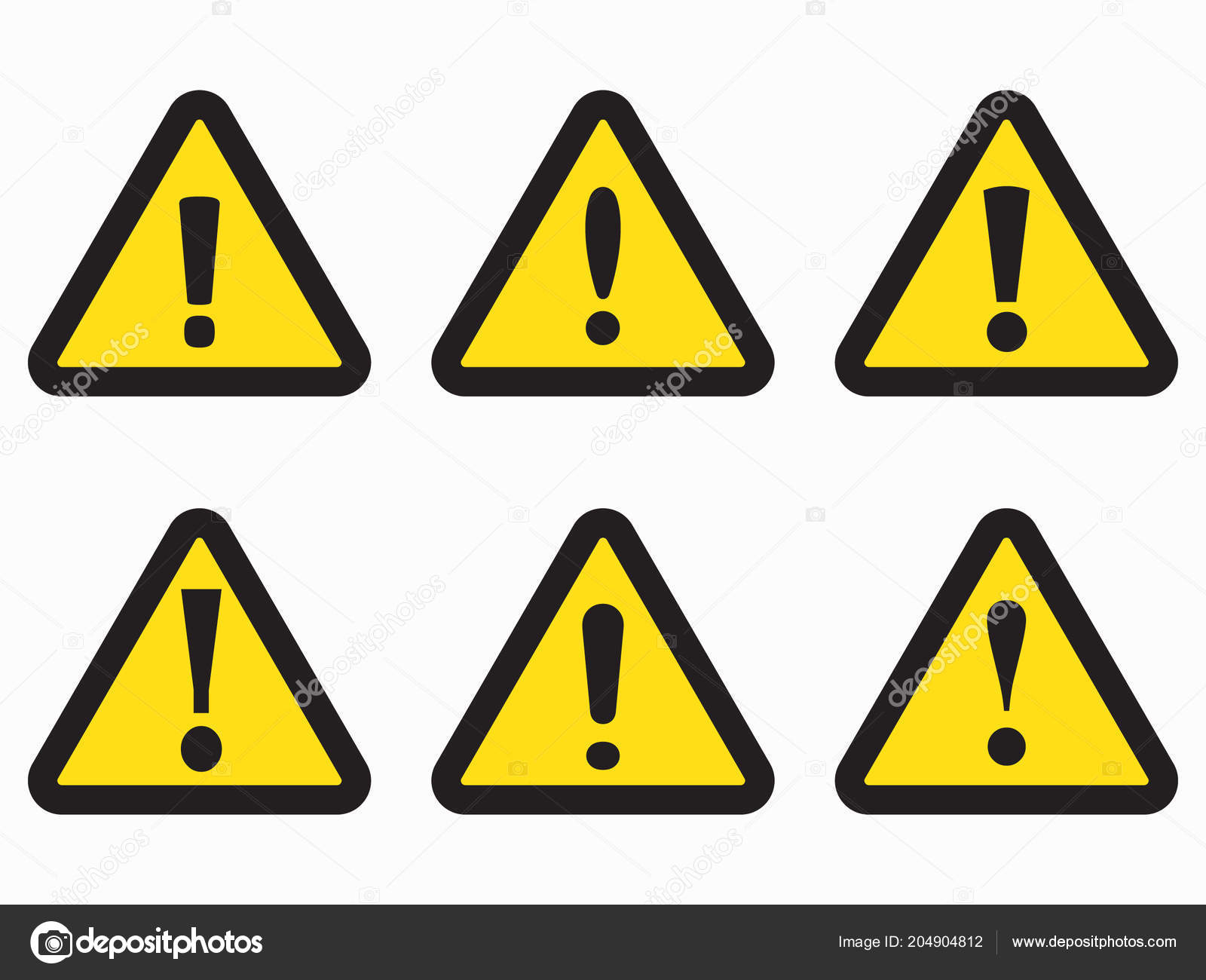 Yellow Warning Triangle