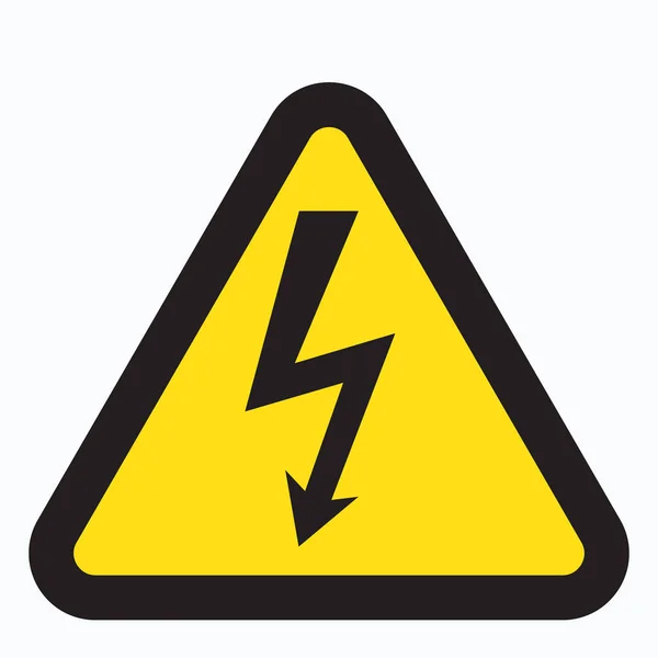 雷と高電圧記号 — ストックベクタ