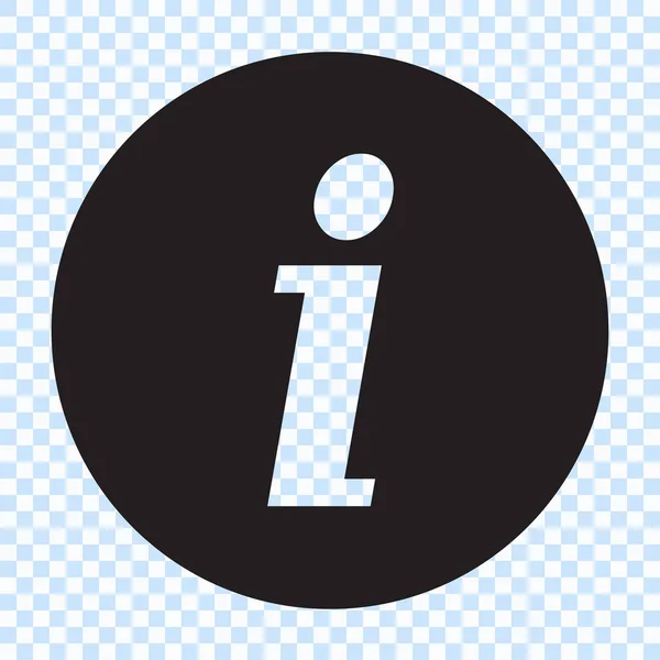 Icône Signe Information Icône Information Vecteur — Image vectorielle