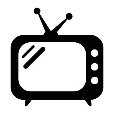 TV simgesi, retro Tv