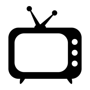 TV simgesi, retro Tv