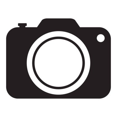 Fotoğraf kamerası simgesi vektörü