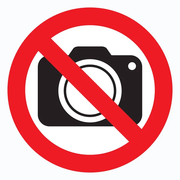 Cameras Allowed Sign Red Prohibition Camera Sign Taking Pictures