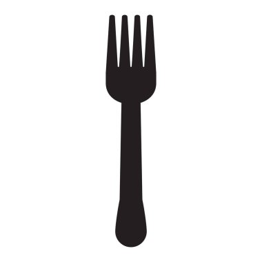 çatal simgesi vektör illüstrasyonu