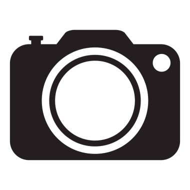 Fotoğraf kamerası simgesi vektörü