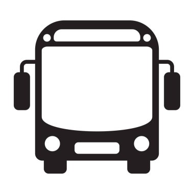 bus simgesi vektör illüstrasyonu