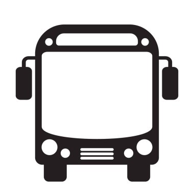 bus simgesi vektör illüstrasyonu