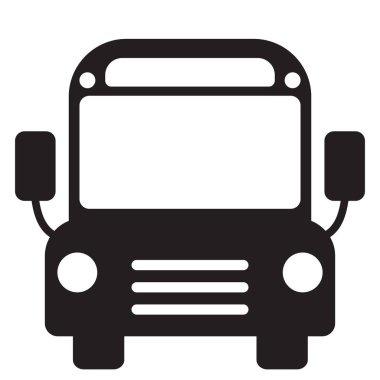 Okul Otobüsü simgesi vektörü