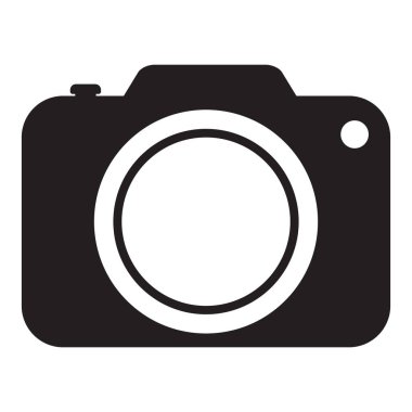 Fotoğraf kamerası simgesi vektörü