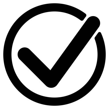 Liste düğme simgesini denetleyin. Onay işareti simgesini yuvarlak işareti.