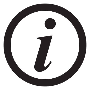 Bilgi simgesi, bilgi işareti simgesi. Bilgi: konuşma balonu sembolü. vektör mektup.