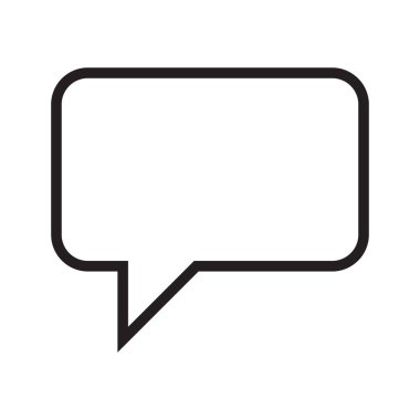 yorum simge vektör işareti