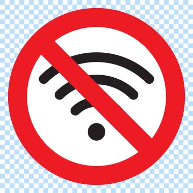Sinyal yok Hayır Wifi işareti