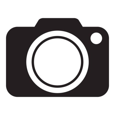 Fotoğraf kamerası simgesi vektörü