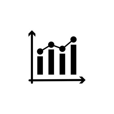 grafik çizelgesi vektör simgesi