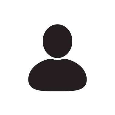 Kullanıcı simgesi düz stil, kişi simgesi, web sitesi, Kullanıcı simge vektör çizim için Kullanıcı simgesi