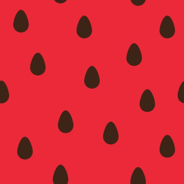 Siyah çekirdekli vektör karpuz arkaplanı.