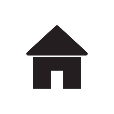 Ev simgesi vektör illüstrasyonu