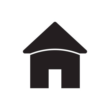 Ev simgesi vektör illüstrasyonu