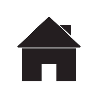 Ev simgesi vektör illüstrasyonu