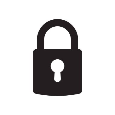 ikon vektör illüstrasyonunu kilitle