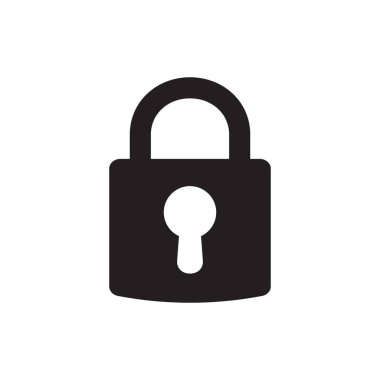 ikon vektör illüstrasyonunu kilitle