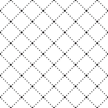 Vektör seamless modeli. Noktalı rhombus geometrik taşlarla yinelenen