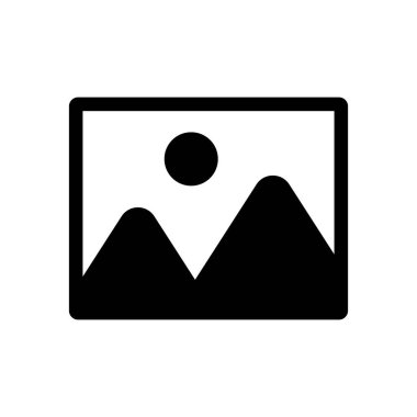 fotoğraf simgesi vektör illüstrasyonu