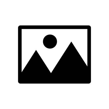 fotoğraf simgesi vektör illüstrasyonu