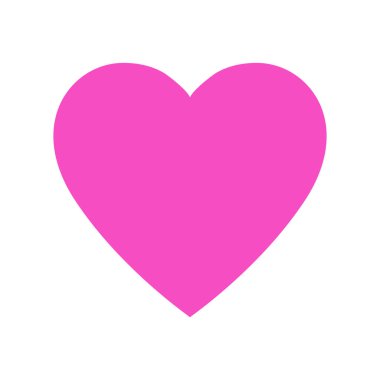 Pembe Kalp simgesi, aşk simgesi