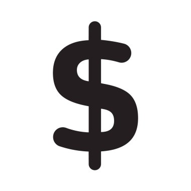 Dolar işareti, Doları sembolü, illüstrasyon vektör