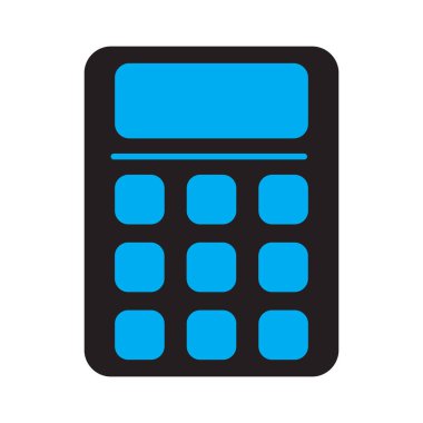 hesap makinesi simgesi vektör illüstrasyonu