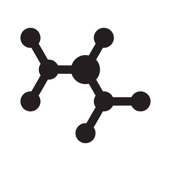 Molekula Vektorové Ikonu Obrázek — Stockový vektor