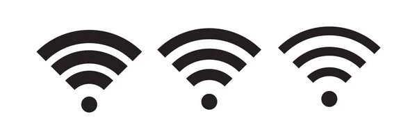 无线和 Wifi 图标或 用于远程互联网访问 播客矢量符号 矢量插图 — 图库矢量图片