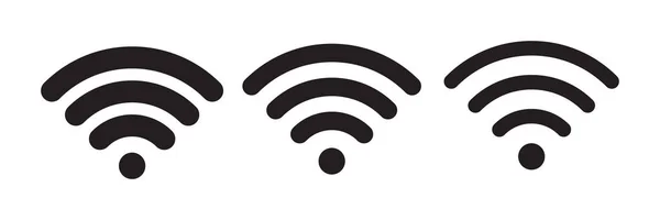 无线和 Wifi 图标或 用于远程互联网访问 播客矢量符号 矢量插图 — 图库矢量图片