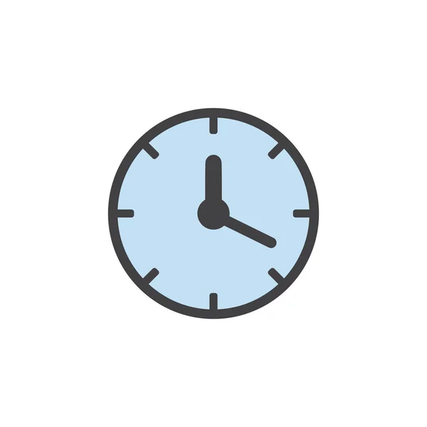 Значок Часов Вектор Значка Времени — стоковый вектор