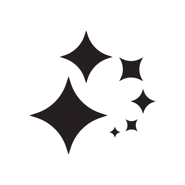 Shine Icon Clean Star Icon Sparkle Icon — Stock Vector