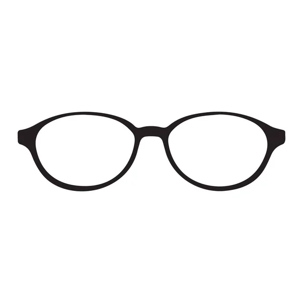 Okulary Wektor Ikona Białym Tle — Wektor stockowy