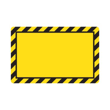 Çizgili arka plan dikkatli, potansiyel tehlike olarak uyarı, uyarı çapraz, vektör şablonundaki sarı ve siyah çizgili kenarlık sarı ve siyah renk imzala. İnşaat uyarı sınırı