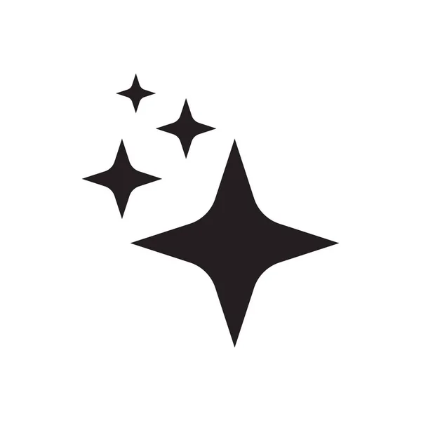 Shine Ikon Clean Stjerne Ikon – Stock-vektor